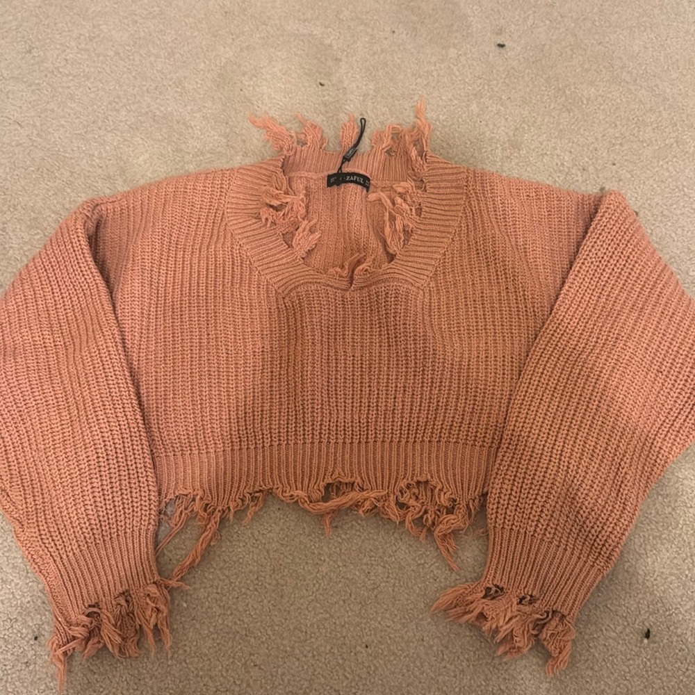 Zaful cropped sweater. One Size